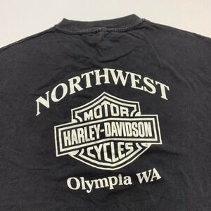 Vintage 90s Olympia Toy Run Harley Davidson T-shirt Size XL